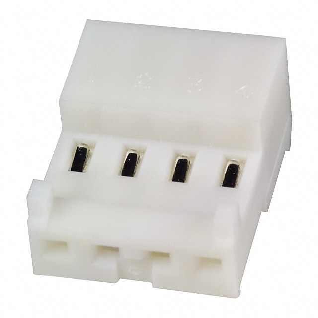 4 Position Rectangular Receptacle Connector IDC Tin-Lead 24 AWG